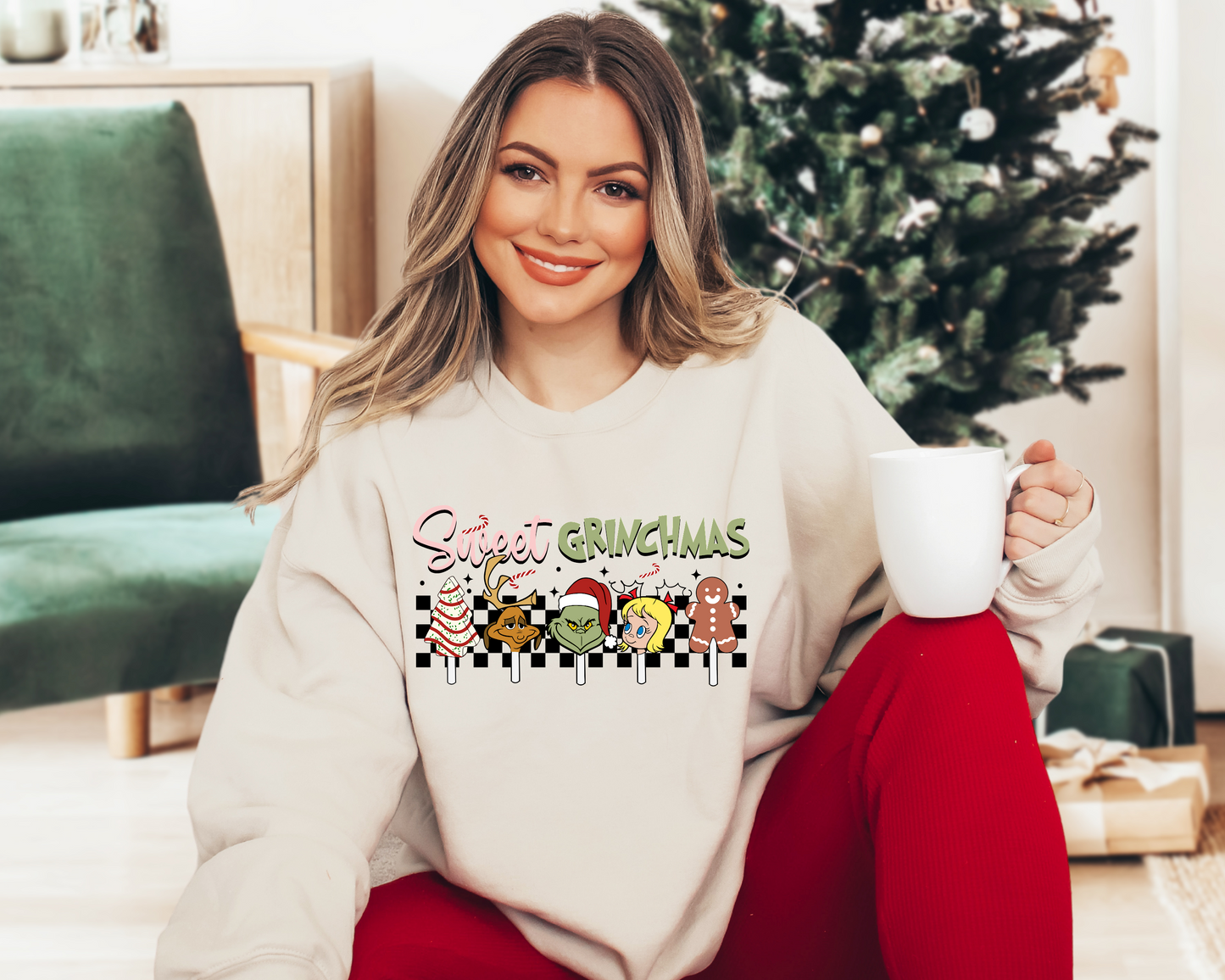 Sweet Grinchmas Crewneck