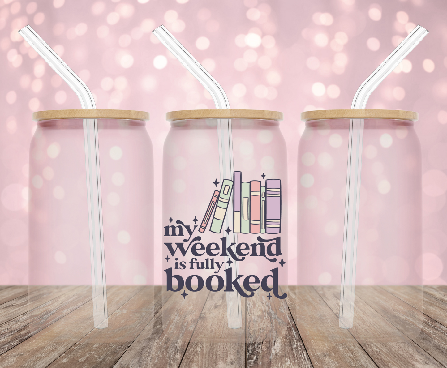 Booked Weekend UV DTF Decal