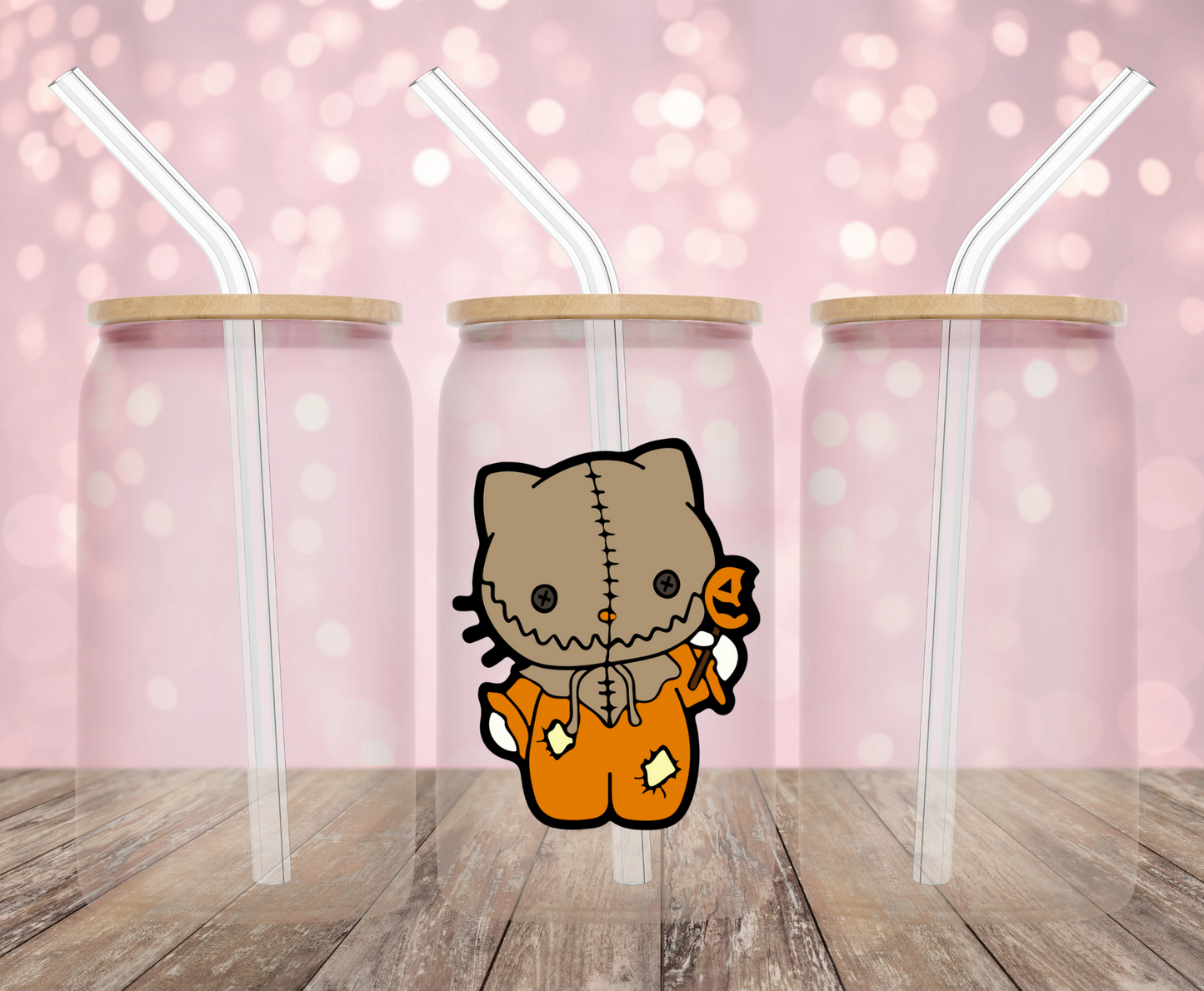 Spooky Kawaii Cat UV DTF Decal