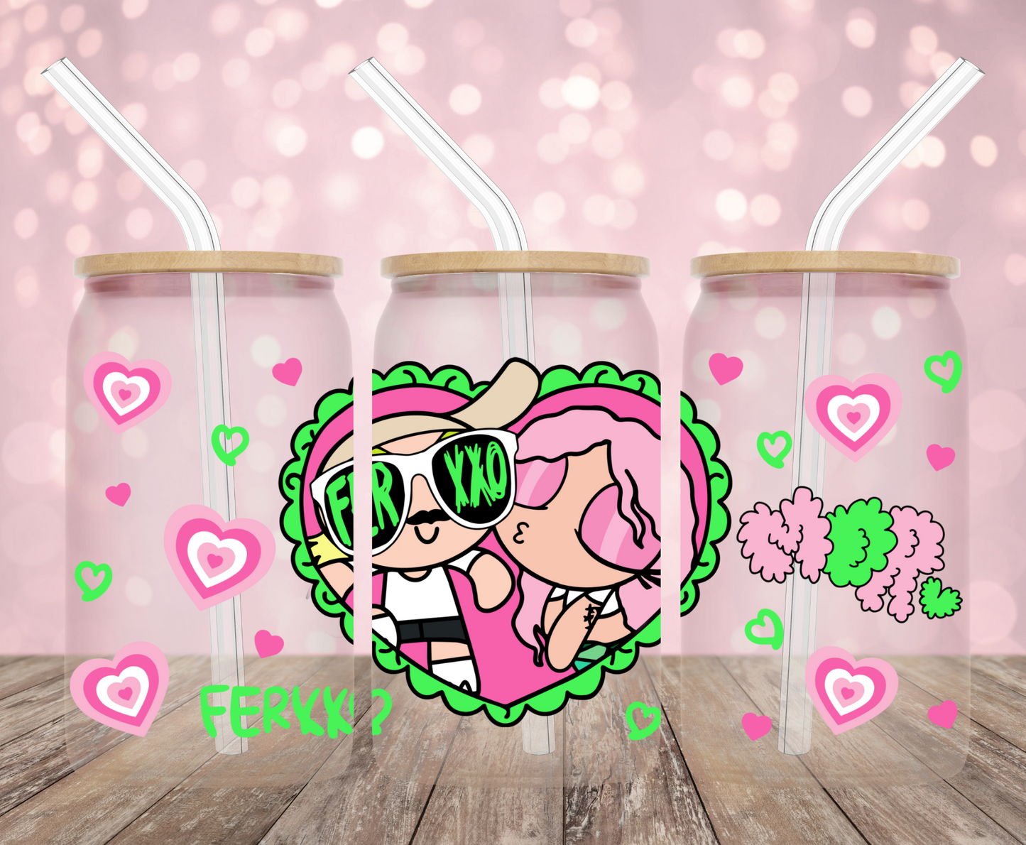 Feid x Karol G UV DTF Wrap