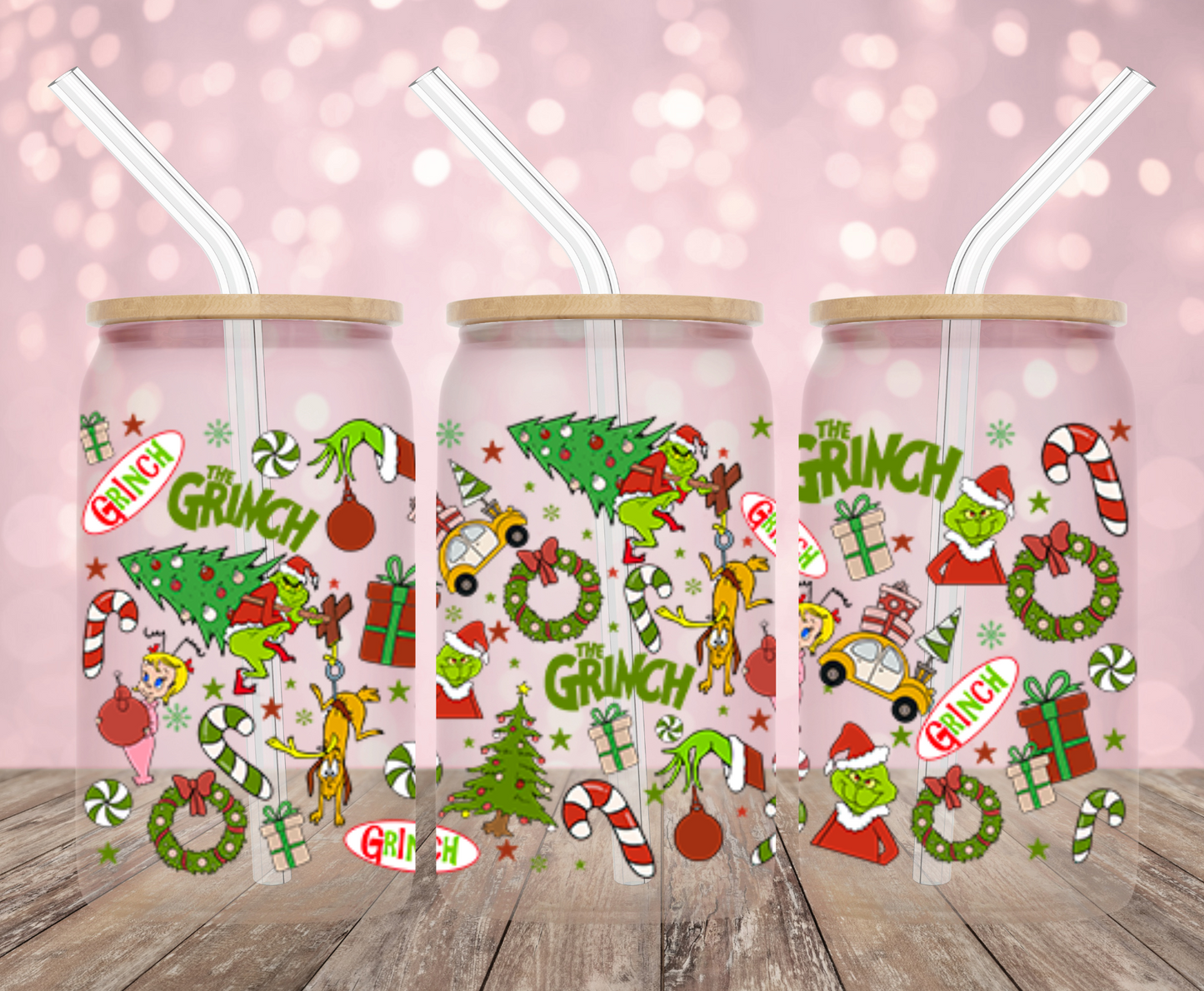 Green Mean One UV DTF Wrap