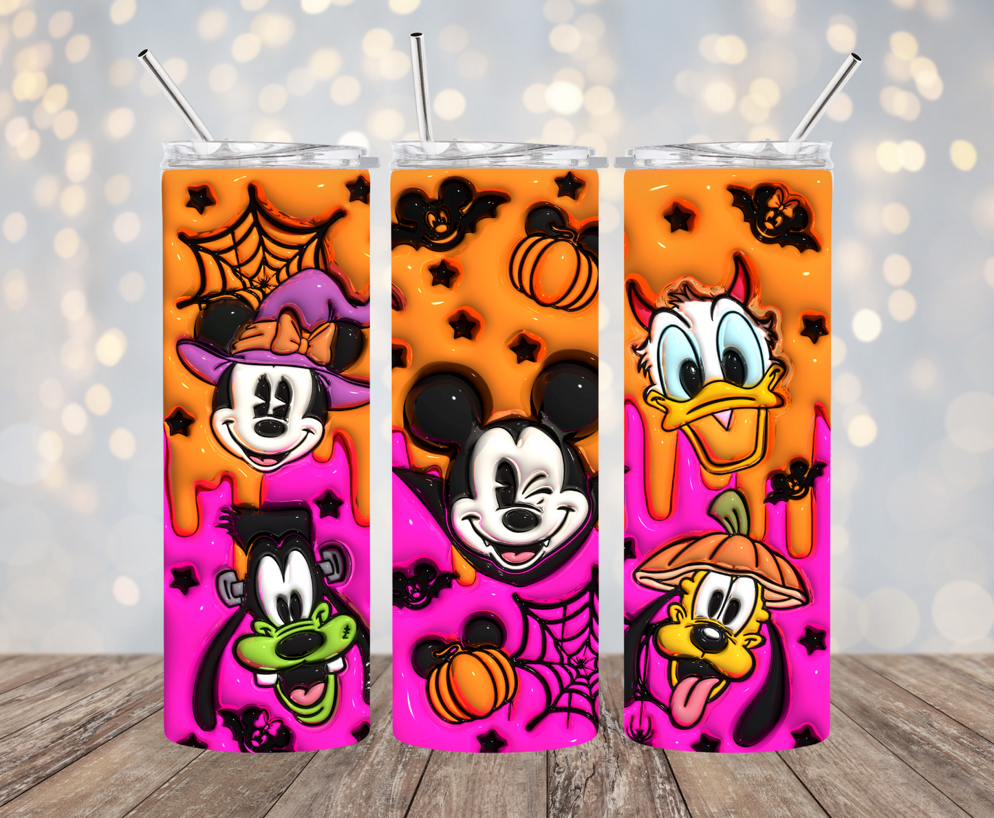 Magic Spooky Friends 3D Tumbler