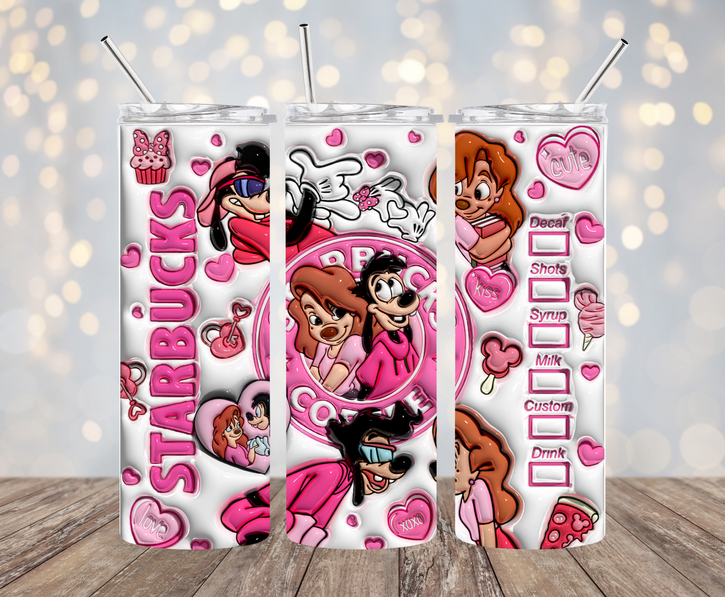 Max and Roxanne 3D Tumbler