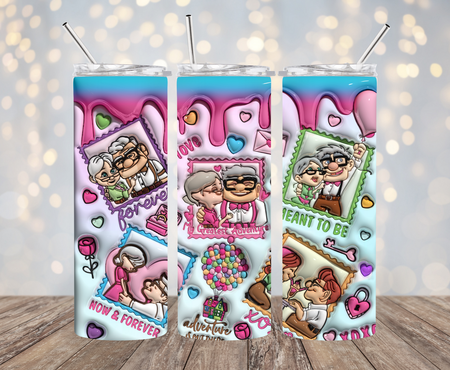 Carl & Ellie 3D Tumbler