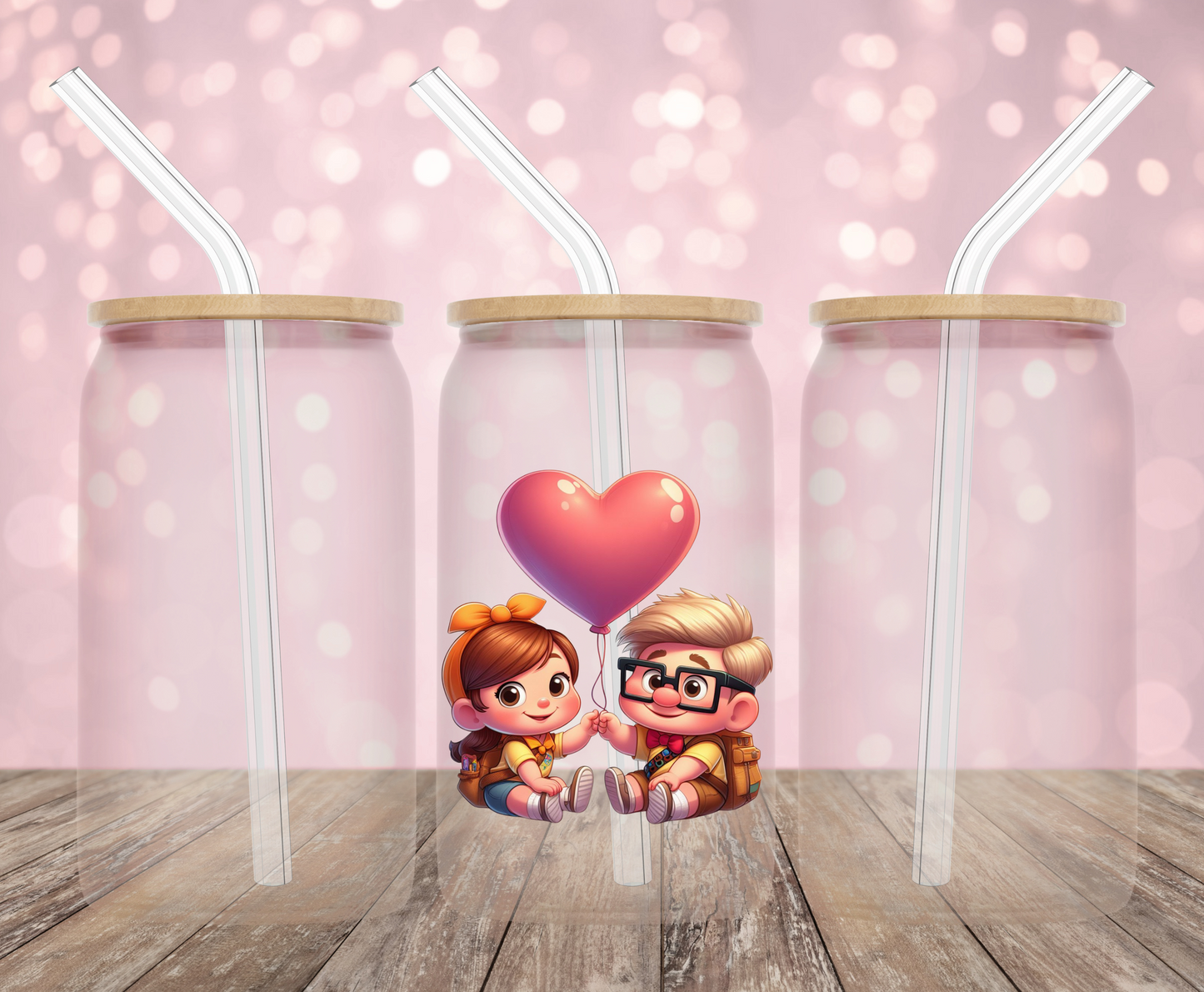 Carl & Ellie UV DTF Decal