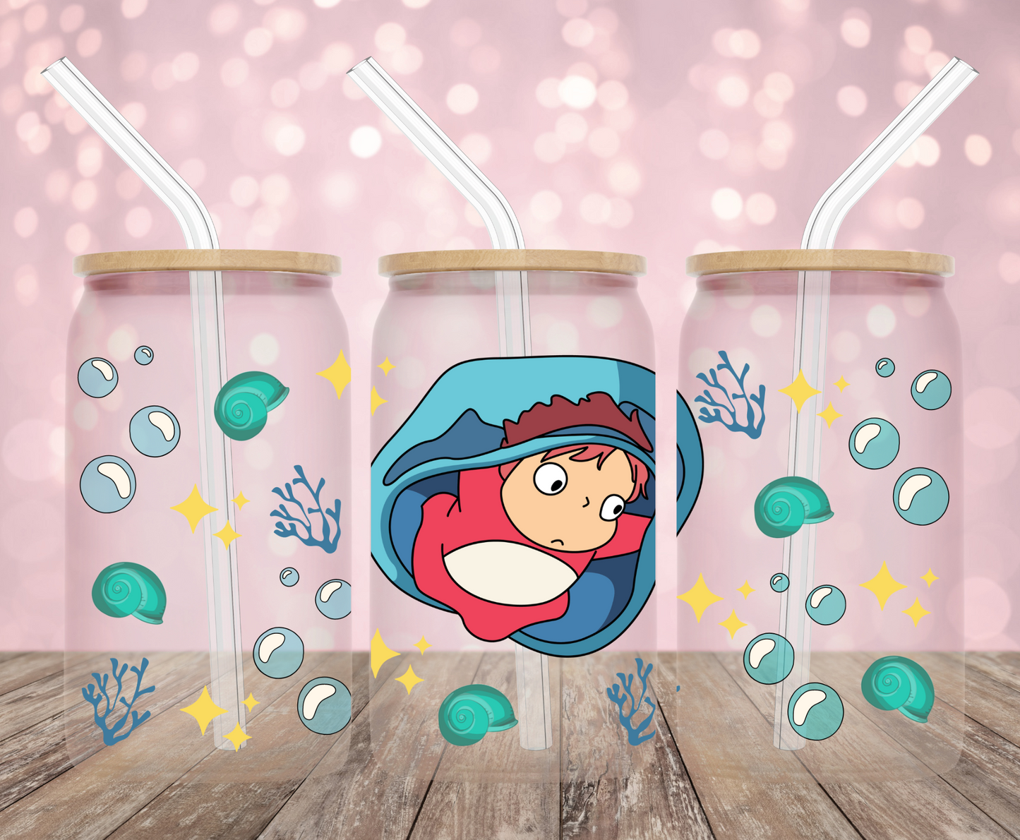 Pond Girl UV DTF Wrap