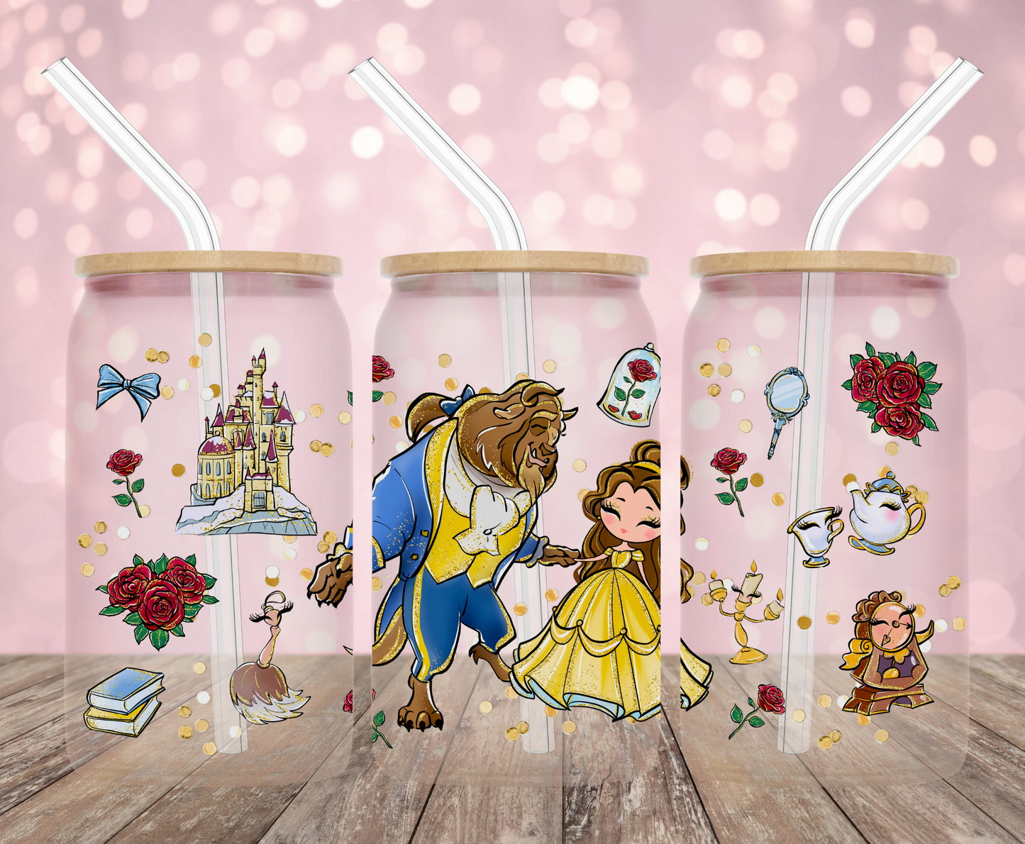 Tale As Old As Time UV DTF Wrap