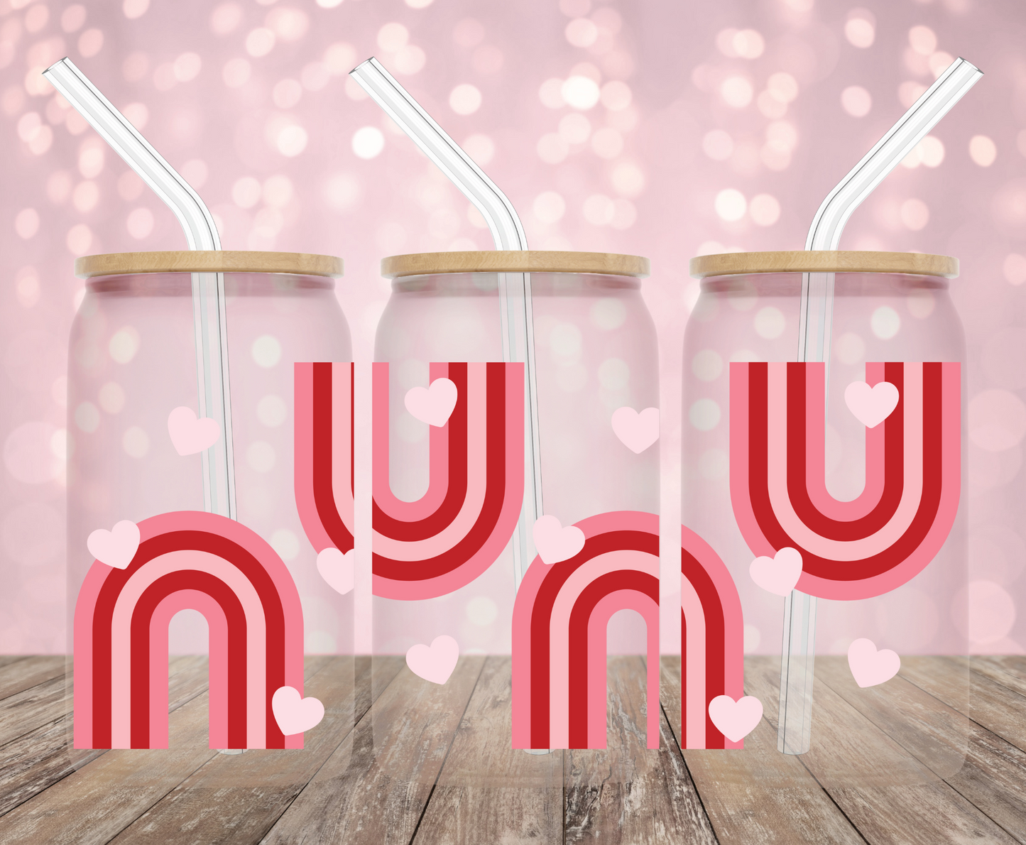 Boho Valentine UV DTF Wrap