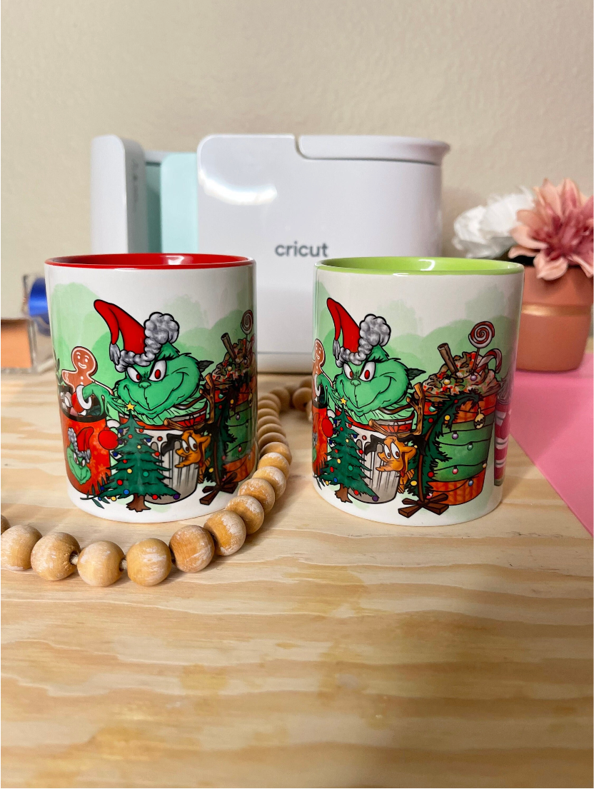 Green Man Christmas Mug