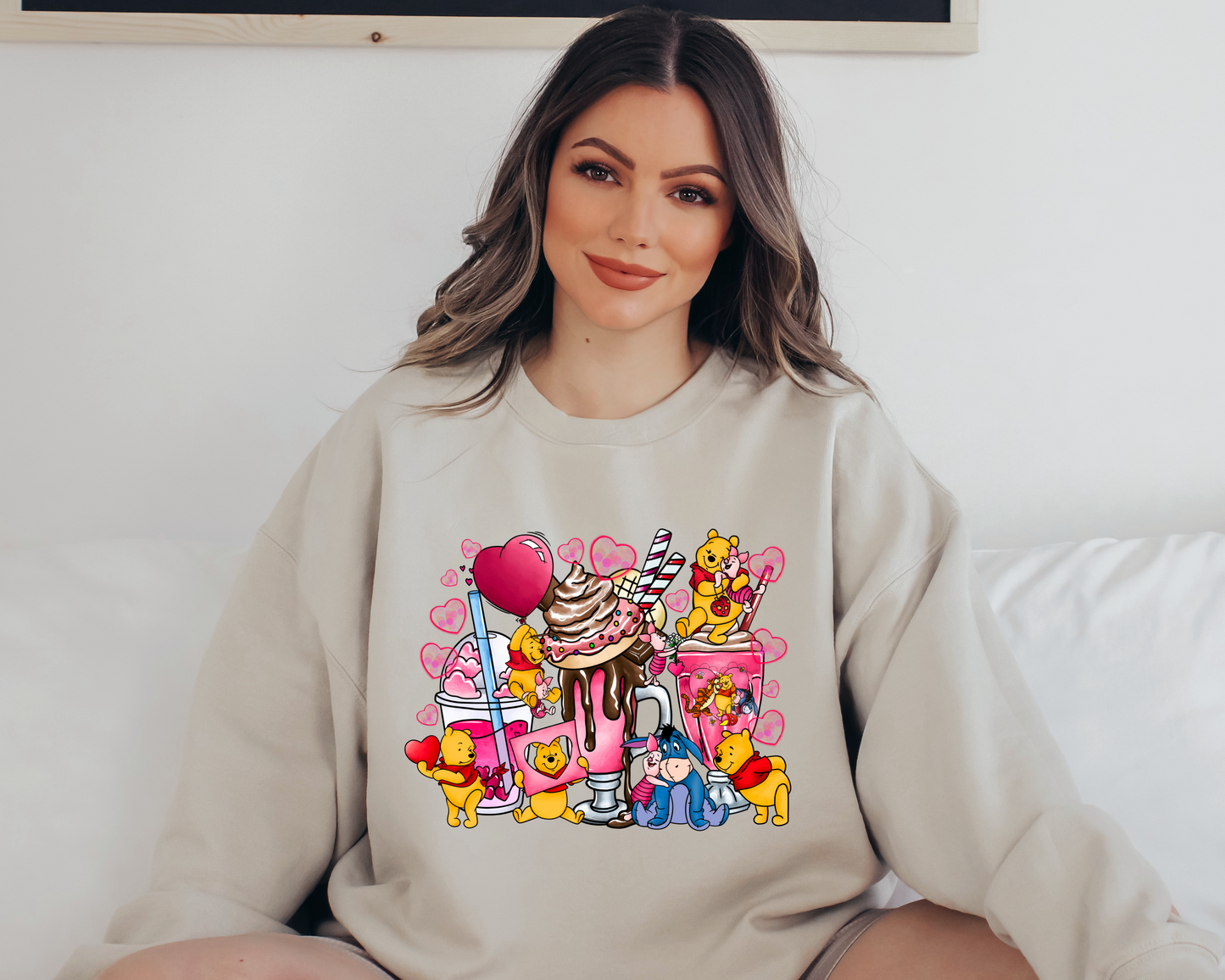 Hunny Bear Love Lattes DTF Transfer