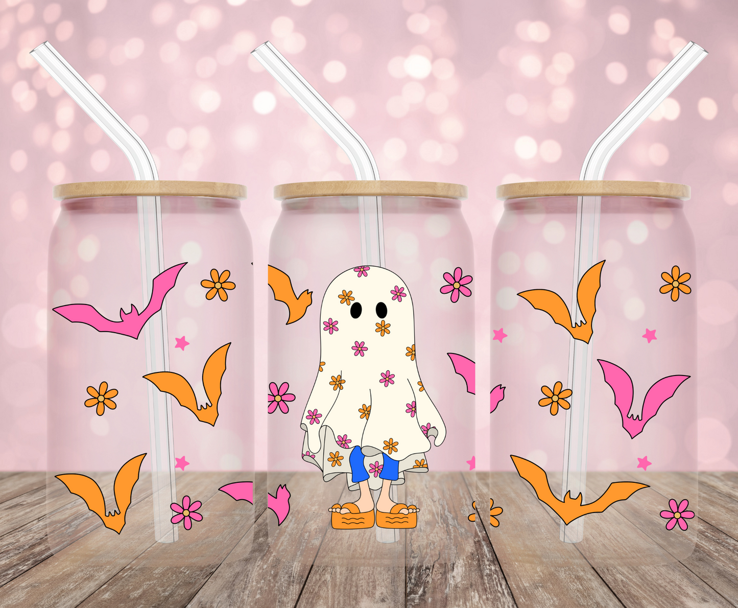 Lizzie Ghost UV DTF Wrap