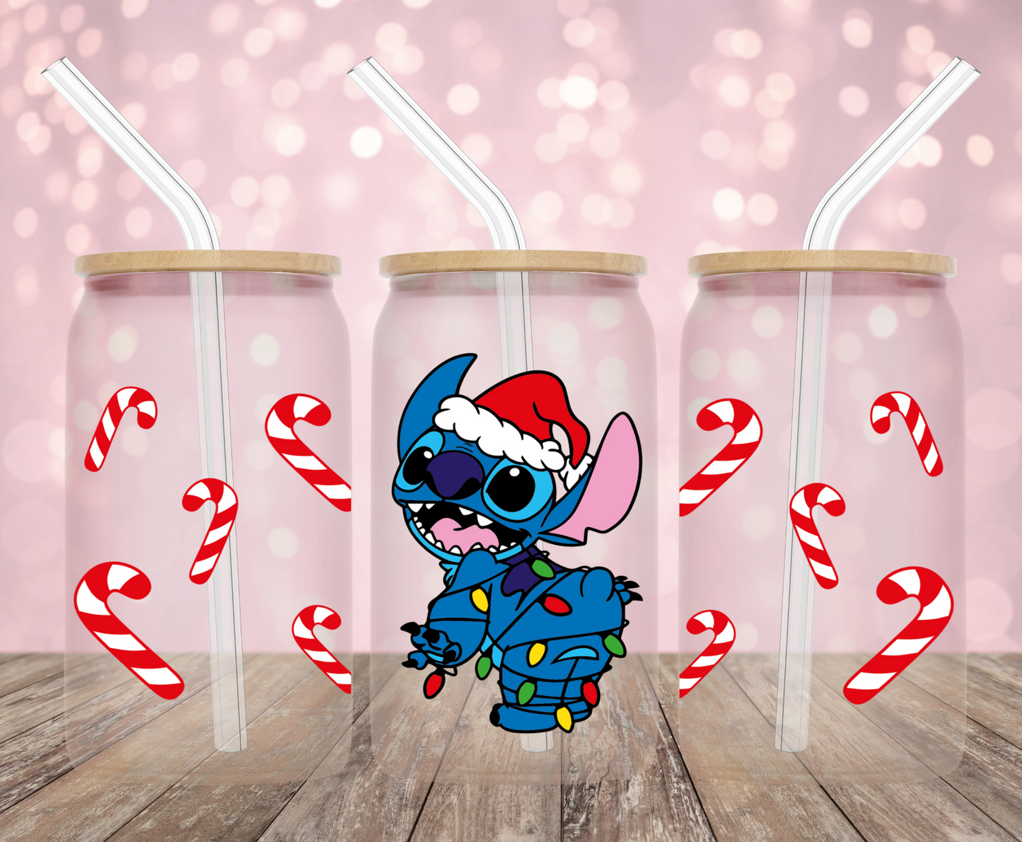 Alien Christmas UV DTF Wrap