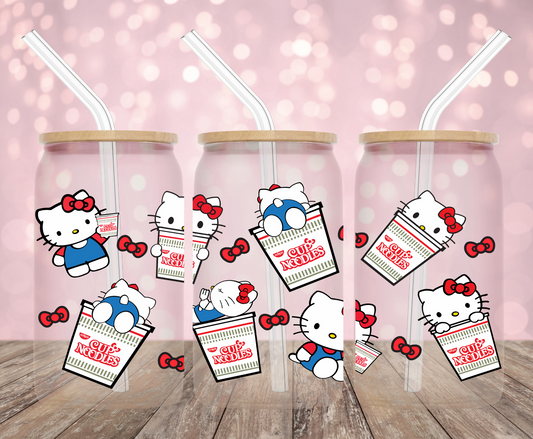 Kawaii Noodles UV DTF Wrap