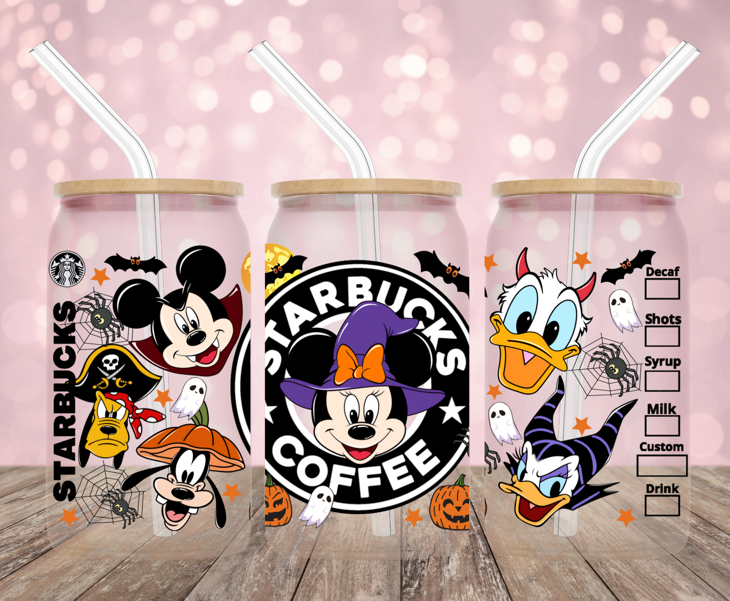 Magic Spooky Coffee UV DTF Wrap