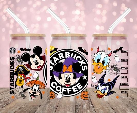 Magic Spooky Coffee UV DTF Wrap