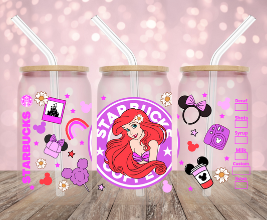 Mermaid Coffee UV DTF Wrap