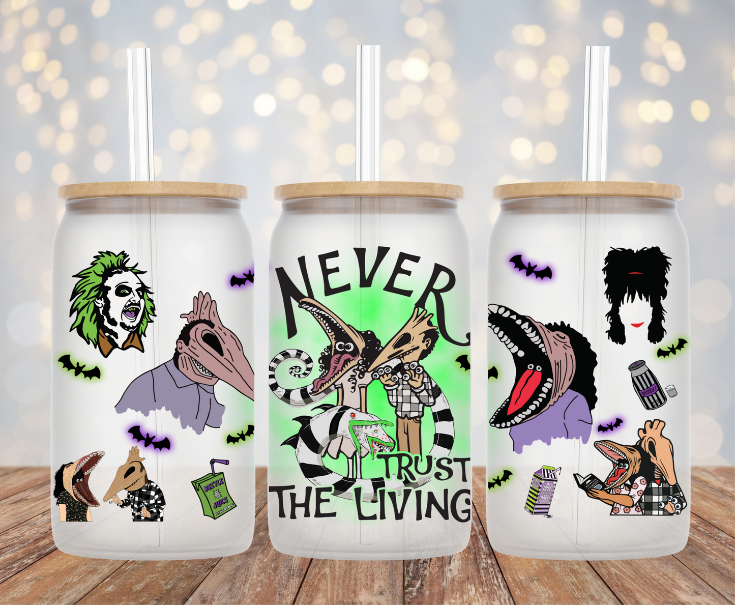 Never Trust The Living UV DTF Wrap