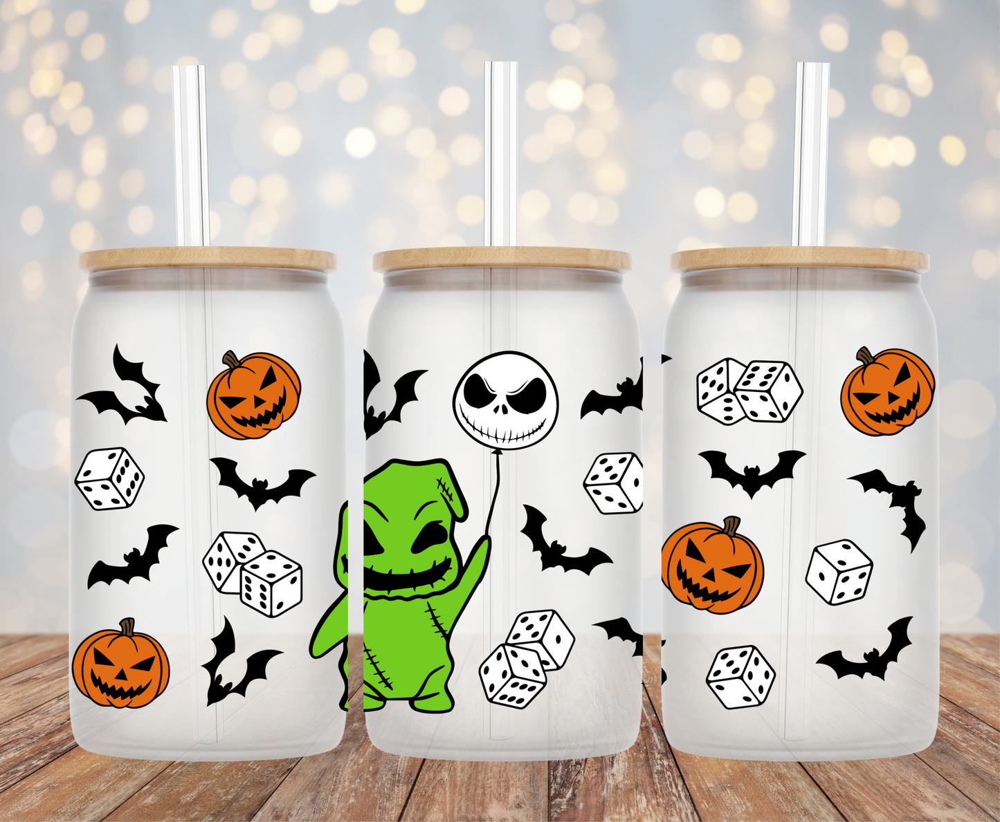 Oogie Green & Jack Ballon UV DTF Wrap