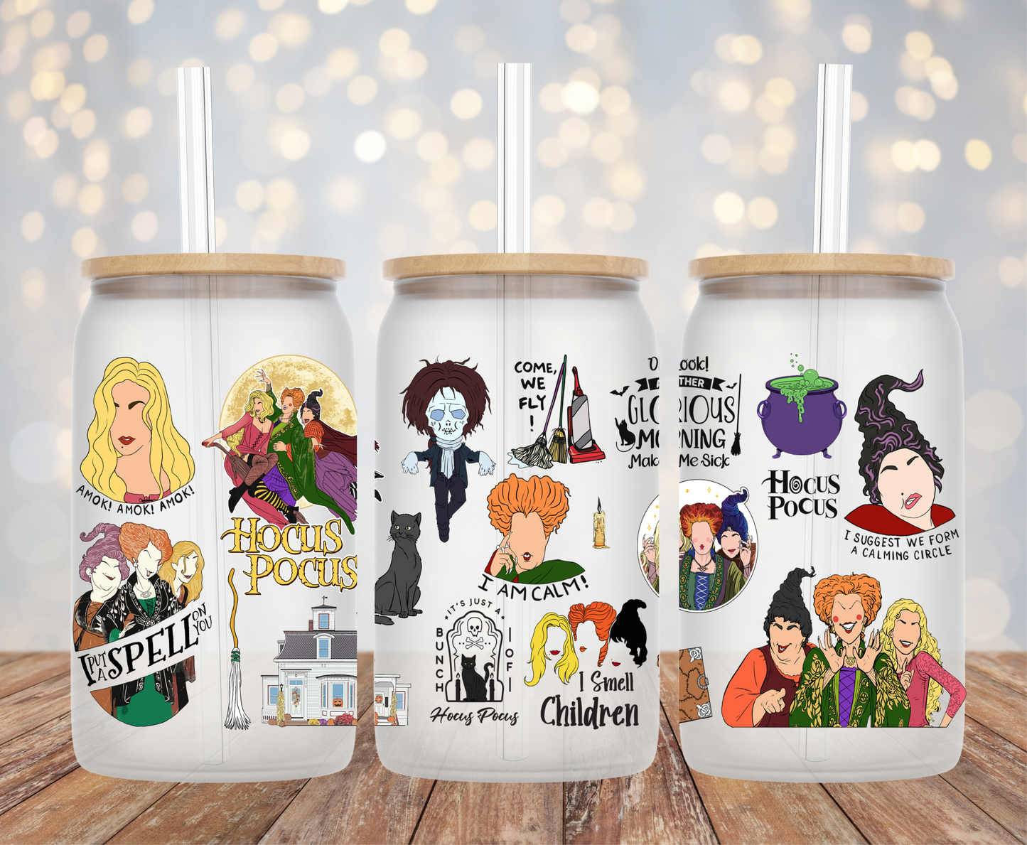 Magic Witch Sisters UV DTF Wrap