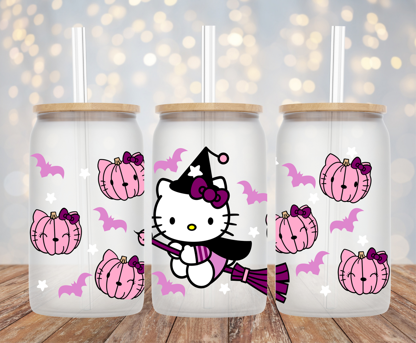 Kawaii Cat Halloween UV DTF Wrap