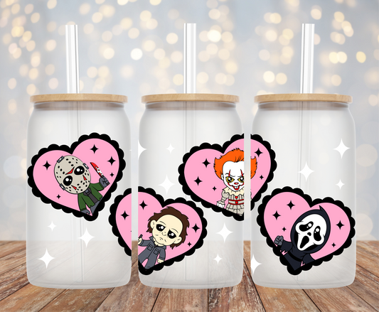 Hearts & Horror Killers UV DTF Wrap