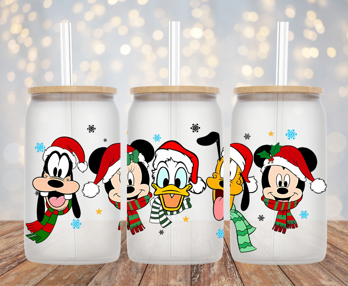 Magic Christmas Friends UV DTF Wrap