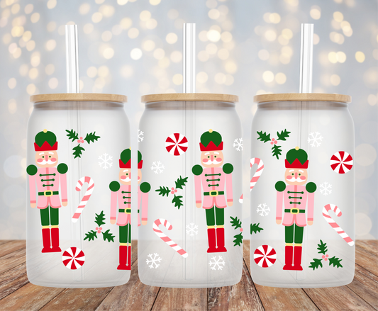 Nutcrackers and Mistletoe UV DTF Wrap