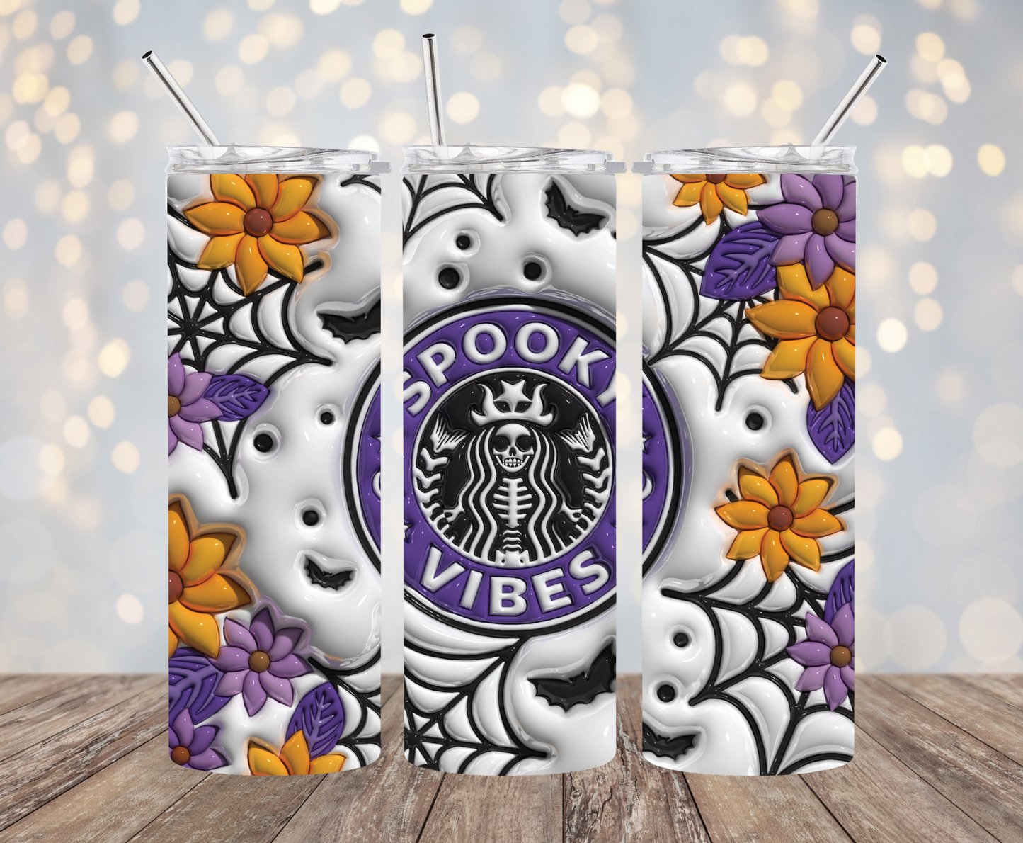 Spooky Vibes Coffee 3D Tumbler