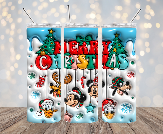 Magic Christmas Friends 3D Tumbler
