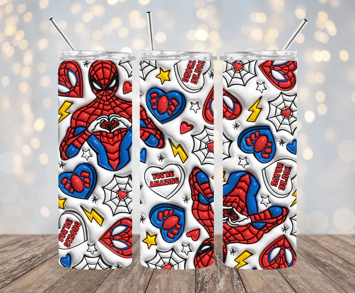 Spidey Self Love 3D Tumbler