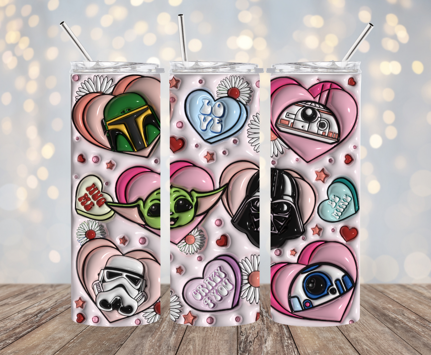Star Love 3D Tumbler