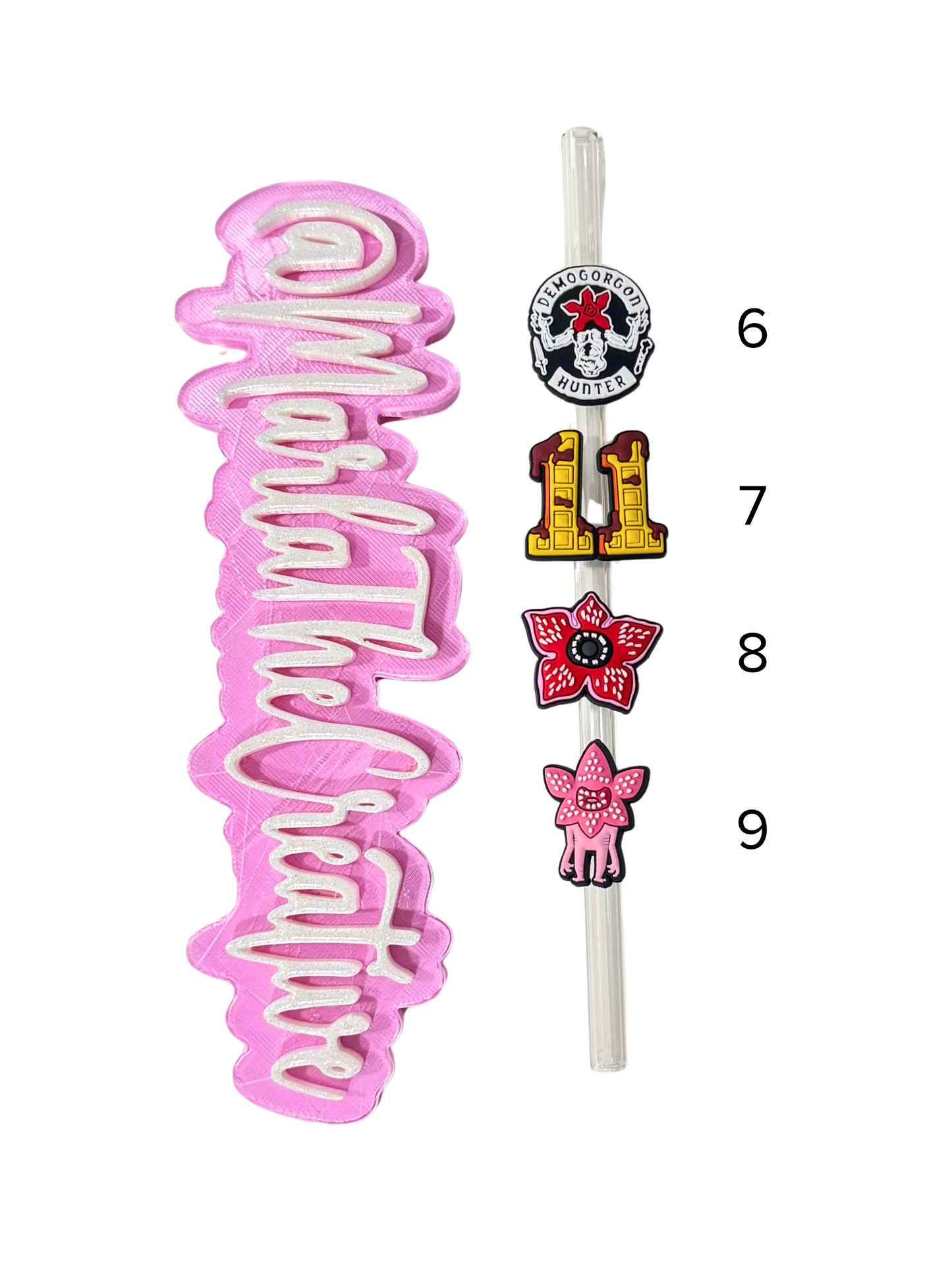 Stranger Things Straw Topper