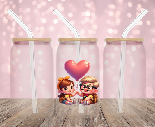 Carl & Ellie UV DTF Decal