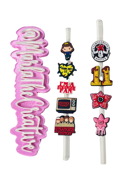 Stranger Things Straw Topper