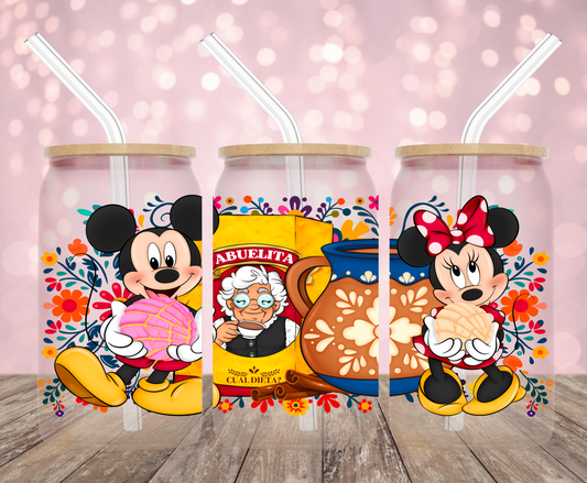 Magic Mouse and Conchas UV DTF Wrap