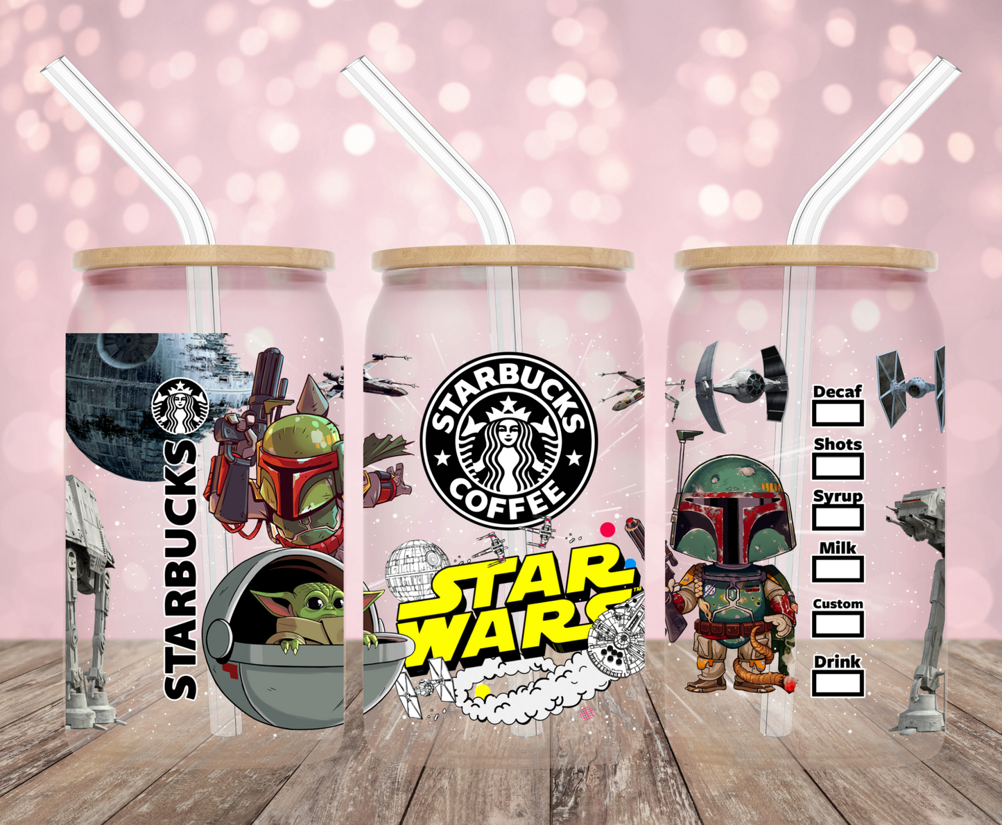 The Mandalorian UV DTF Wrap