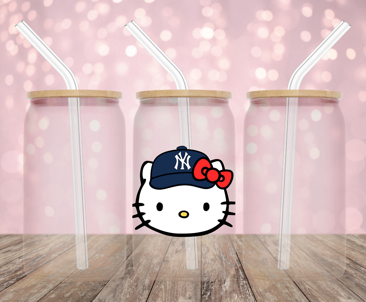 NY Kawaii Cat UV DTF Decal