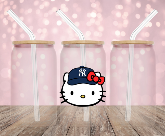 NY Kawaii Cat UV DTF Decal