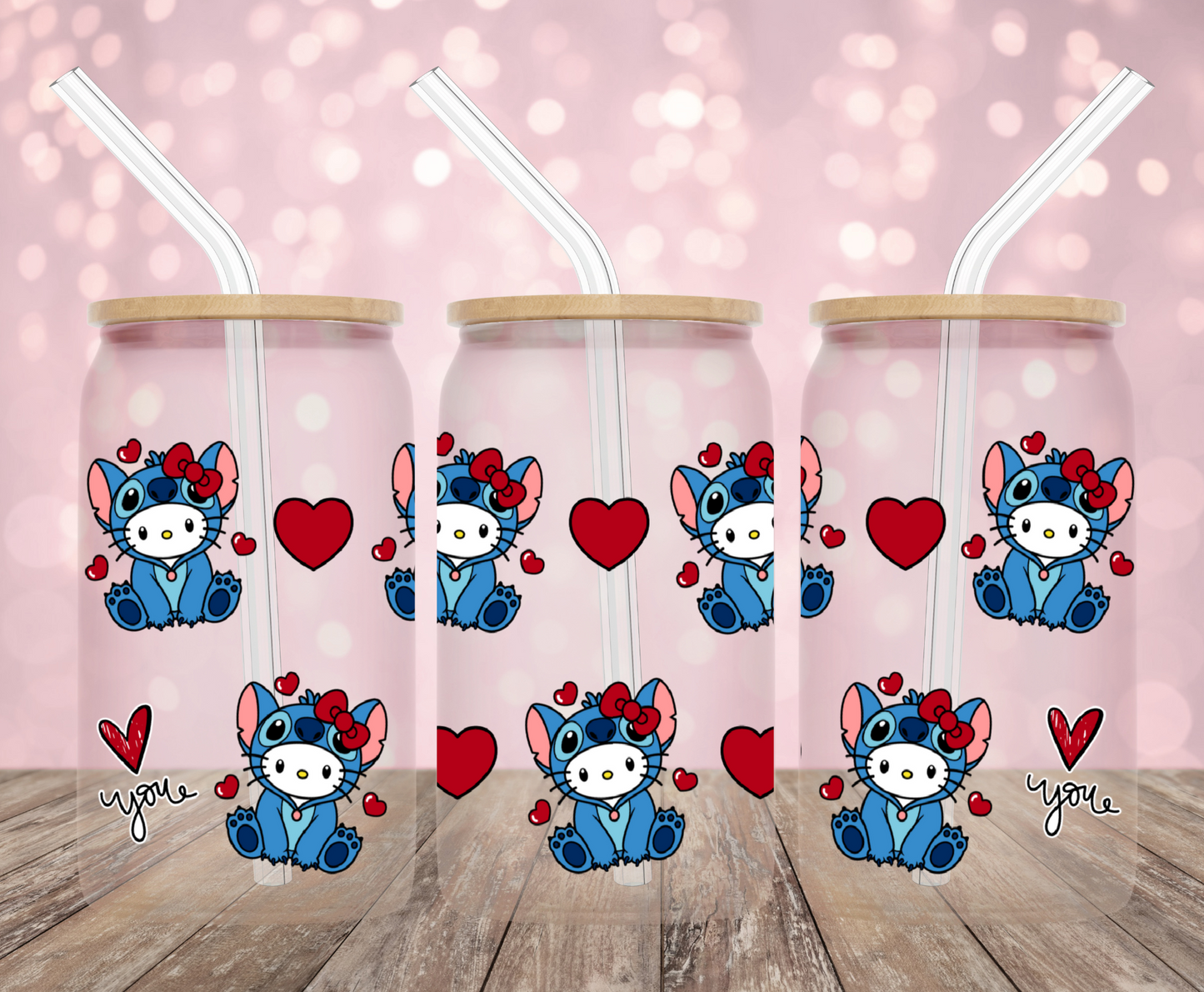 Kawaii Alien Love UV DTF Wrap