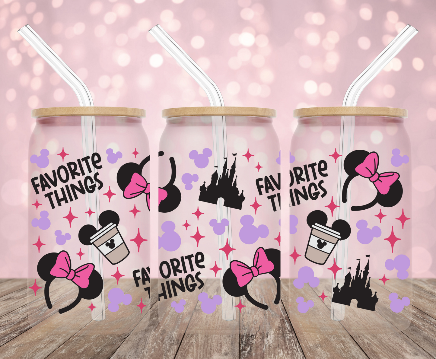 Pink Magic Favorite Things UV DTF Wrap