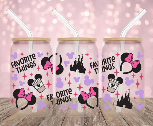 Pink Magic Favorite Things UV DTF Wrap