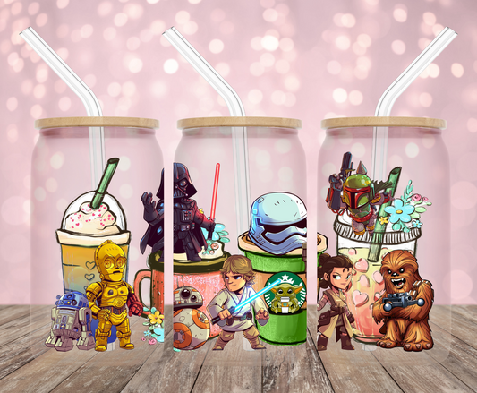 Space Wars UV DTF Wrap