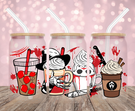 Horror Lattes UV DTF Wrap