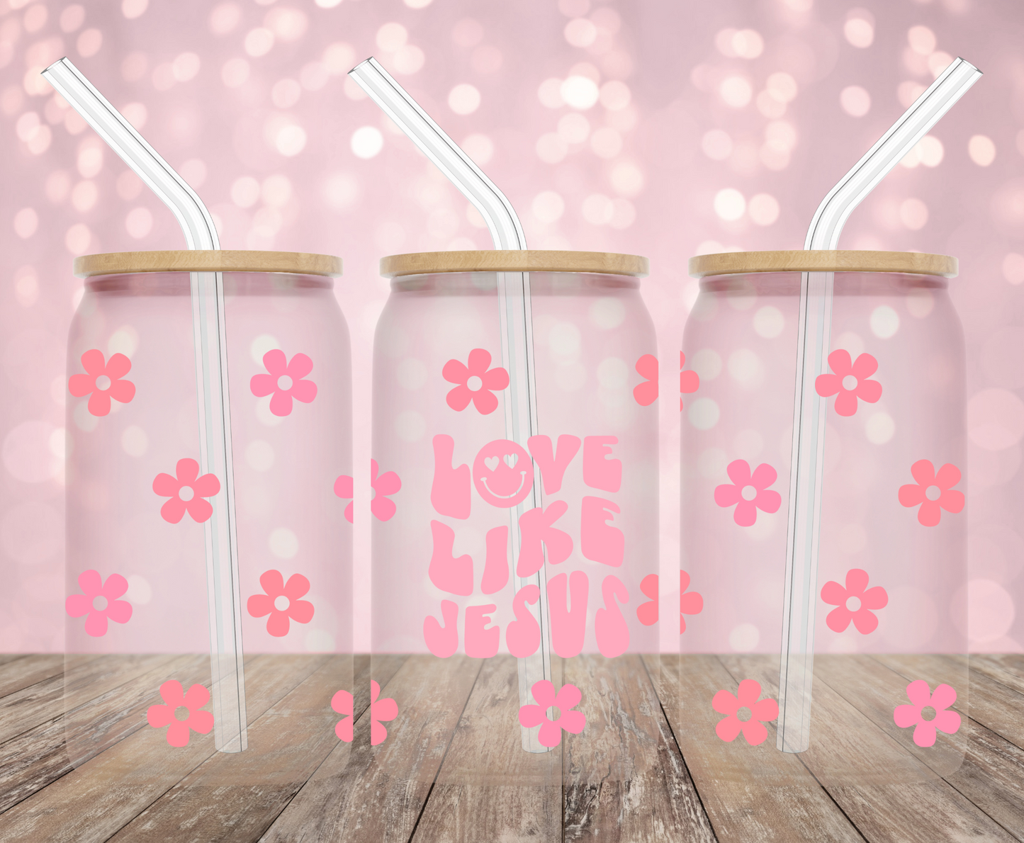 Love Like Jesus UV DTF Wrap