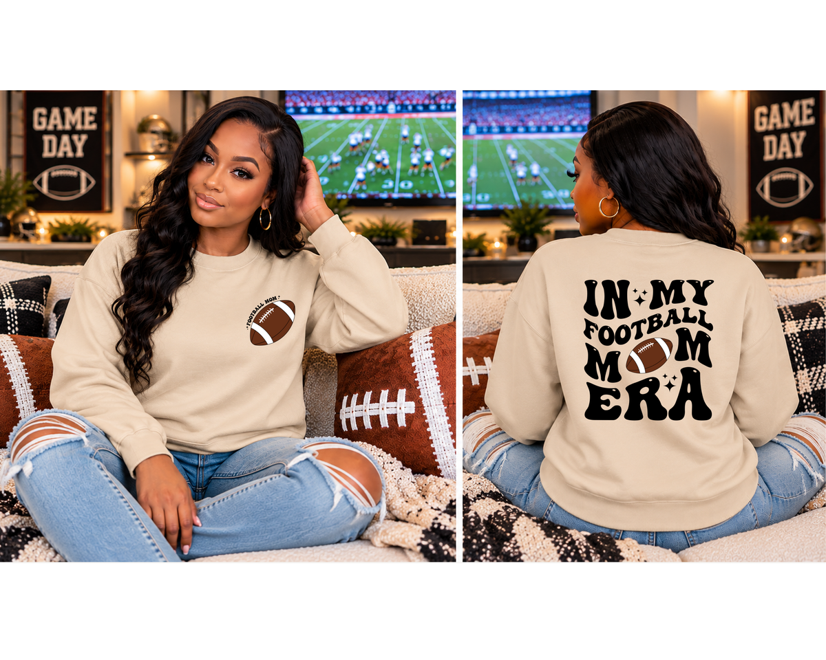Football Mom Era Crewneck