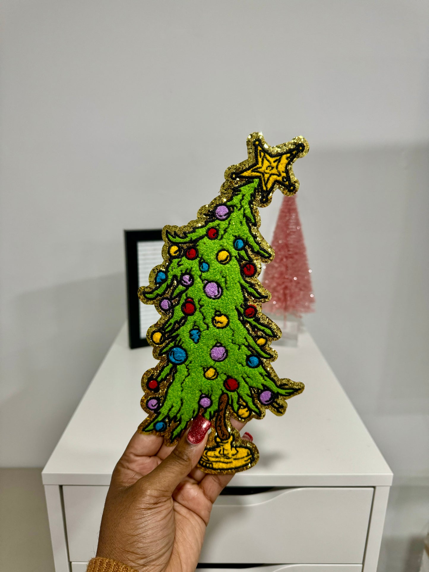 Christmas Tree Chenille Patch