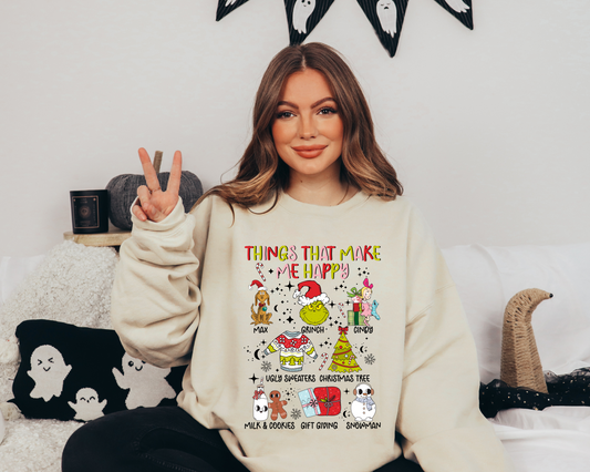 Grinchy Happy Things Crewneck