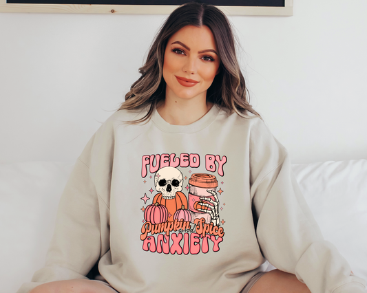 Pumpkin Spice & Anxiety Crewneck