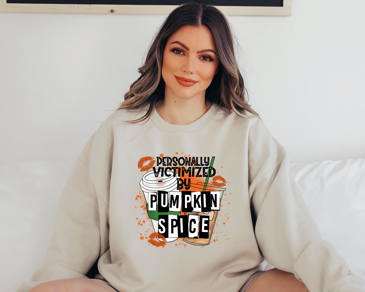 Victimized by Pumpkin Spice DTF Transfer