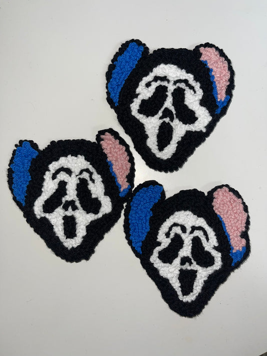 Alien Ghostface Rug Coaster